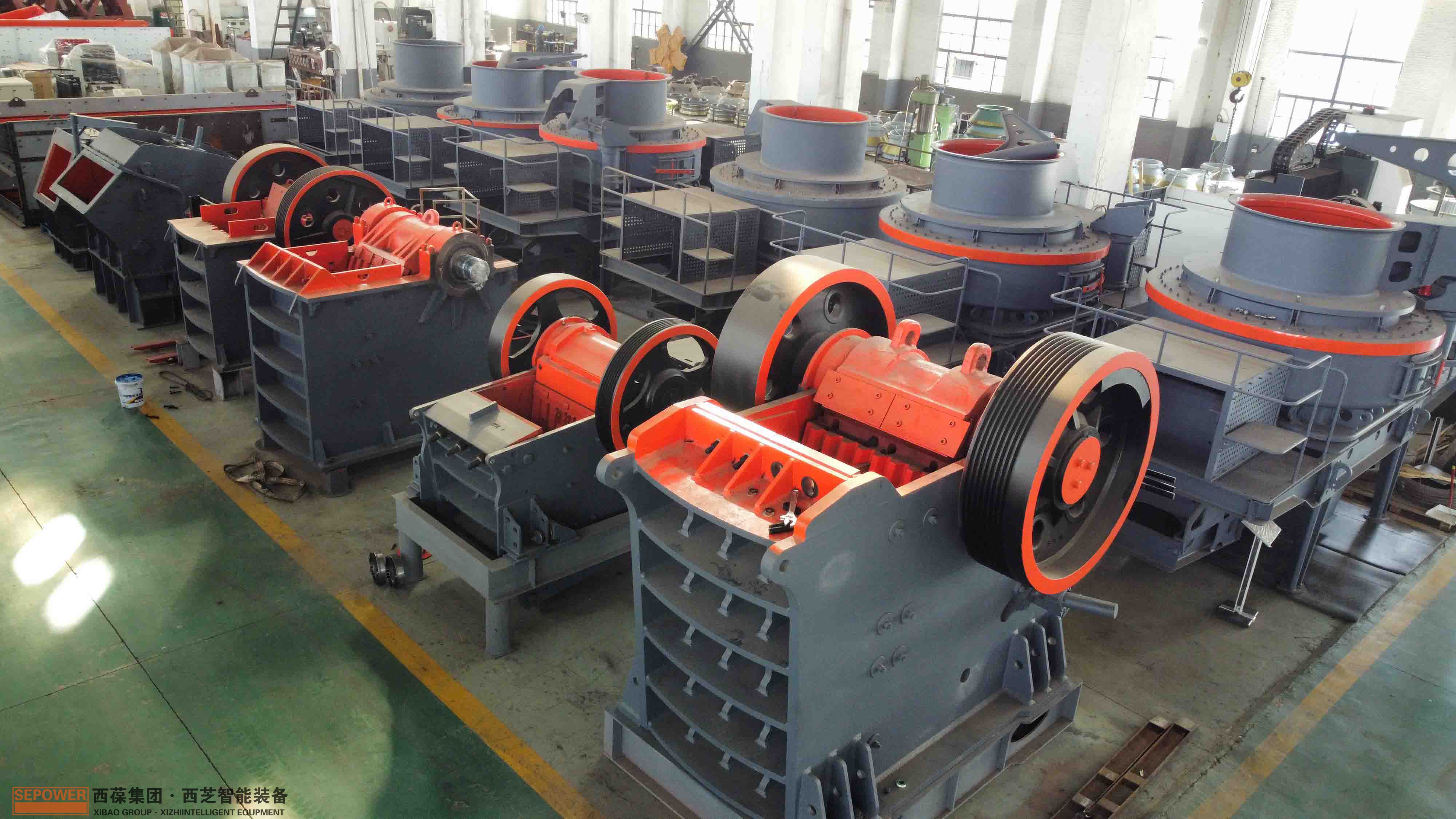 制砂机生产车间